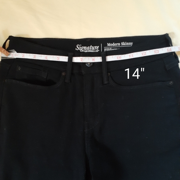 NNT LEVI's Signature Jet Black Skinny size 4 - 27/30 - Picture 12 of 13